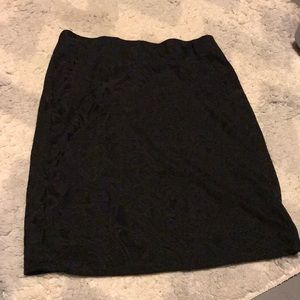 black Lace skirt